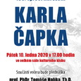 Slavnostní večer u příležitosti 130. výročí narození Karla Čapka
